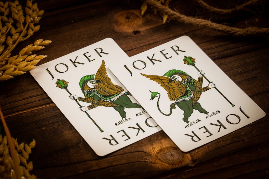 Forest Green Babylon Playing Cards Playing Cards by Riffle Shuffle Playing Card Company