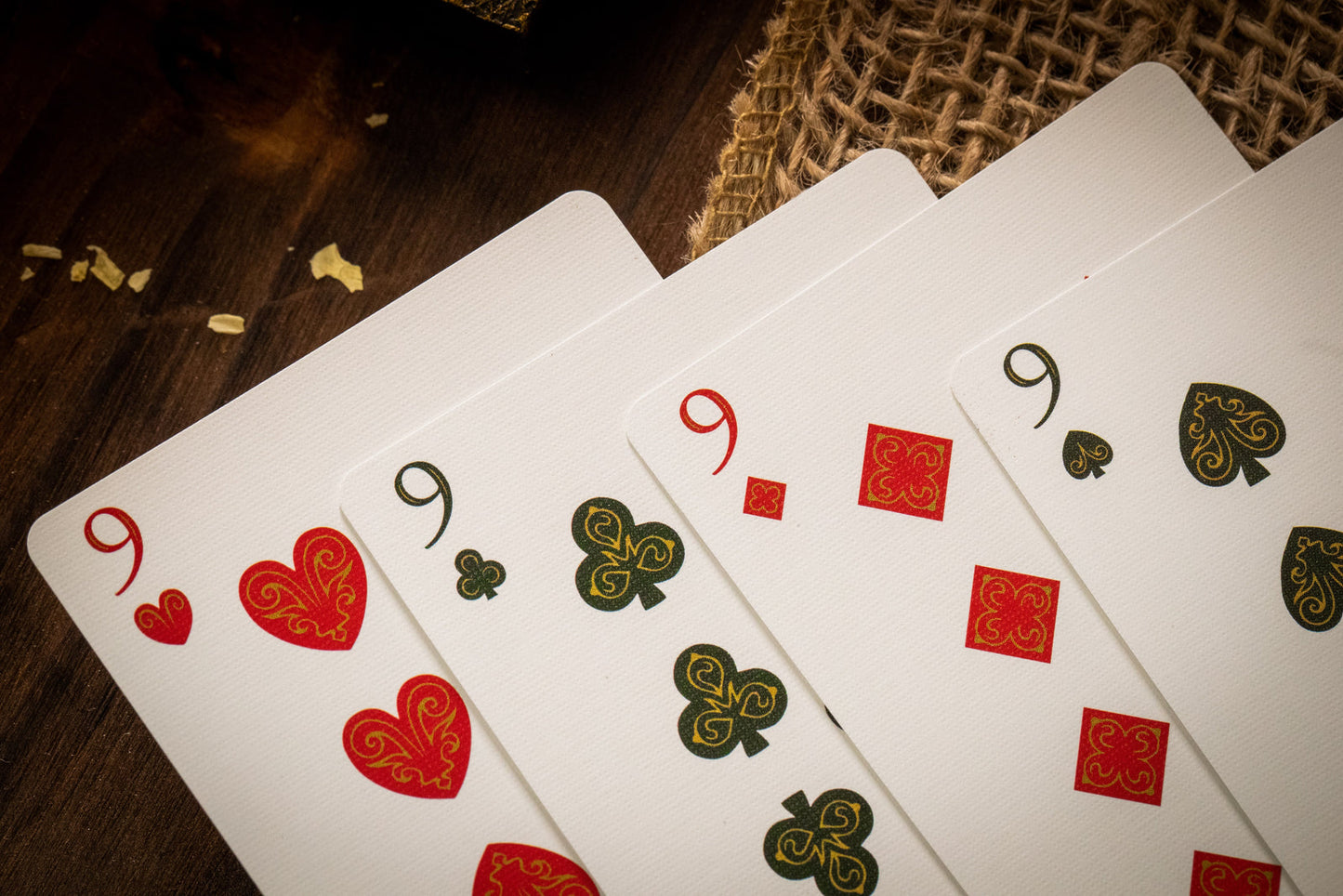 Forest Green Babylon Playing Cards Playing Cards by Riffle Shuffle Playing Card Company