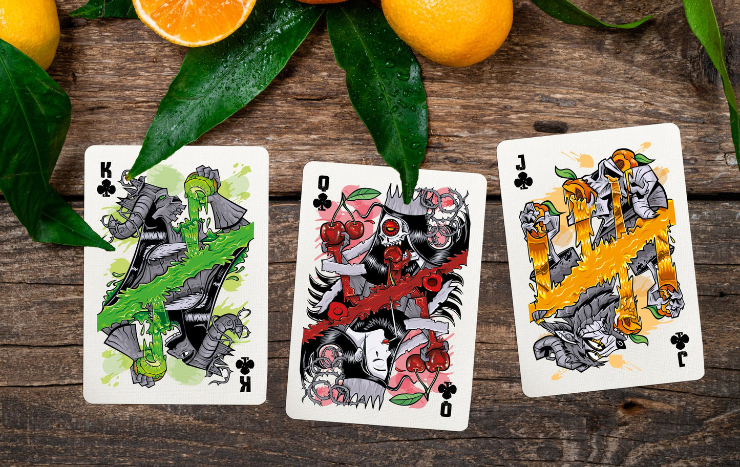 Juic'd playing cards