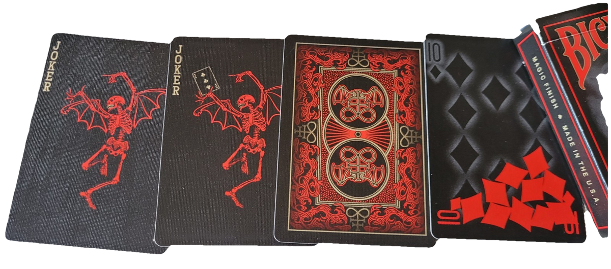 Bicycle Brimstone Playing Cards - Red