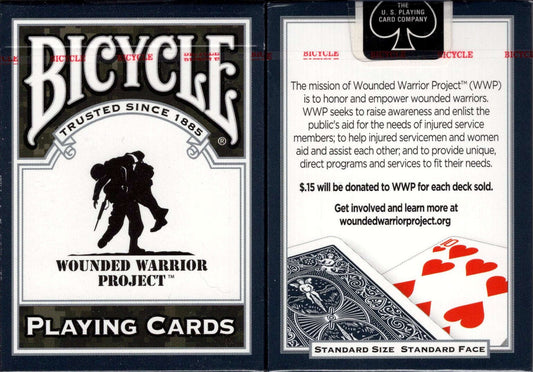 Wounded Warrior Bicycle Playing Cards