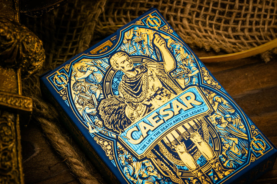 CAESAR PLAYING CARDS - Blue Playing Cards by Riffle Shuffle Playing Card Company