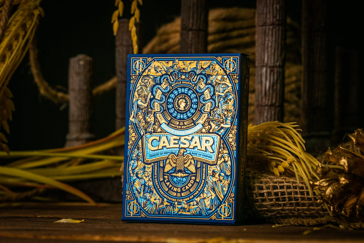 CAESAR PLAYING CARDS - Blue Playing Cards by Riffle Shuffle Playing Card Company