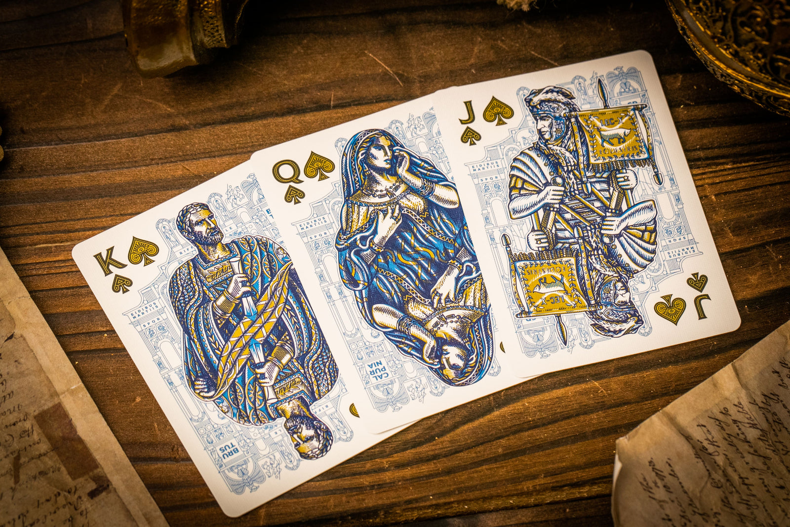 CAESAR PLAYING CARDS - Blue Playing Cards by Riffle Shuffle Playing Card Company