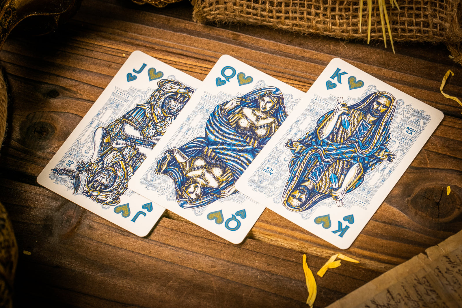 CAESAR PLAYING CARDS - Blue Playing Cards by Riffle Shuffle Playing Card Company