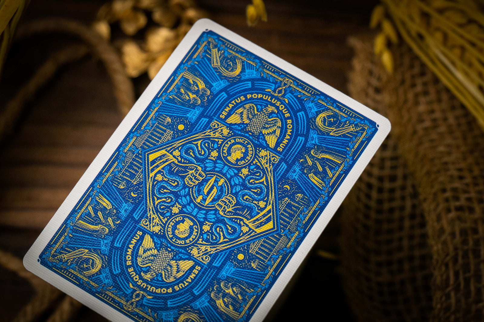 CAESAR PLAYING CARDS - Blue Playing Cards by Riffle Shuffle Playing Card Company