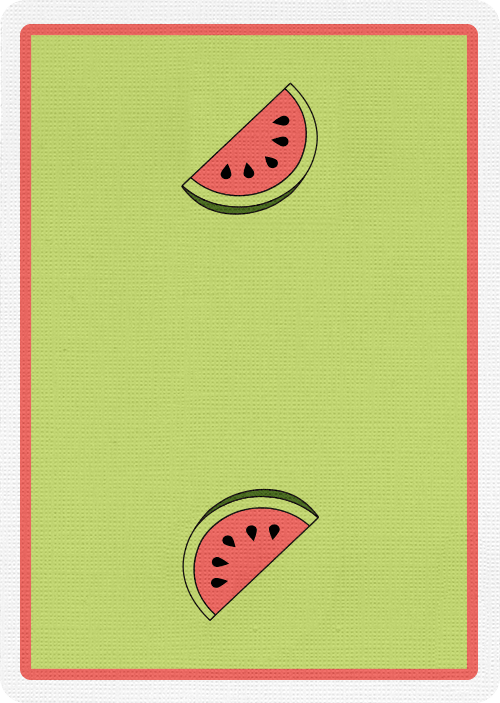 Carvers Playing Cards - V1 Watermelon