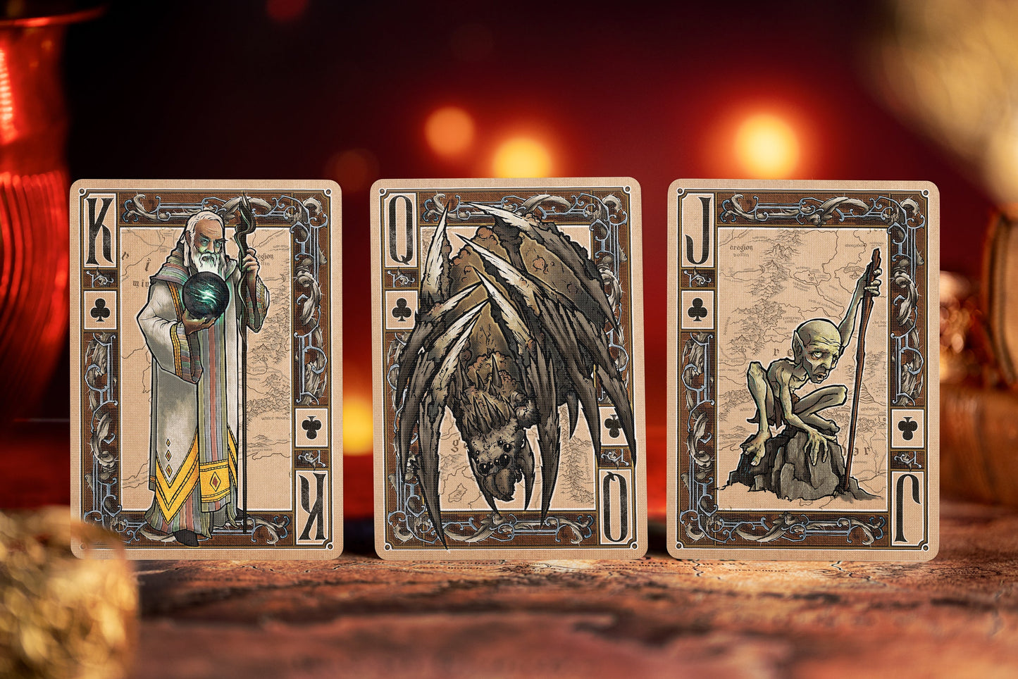 The Lord of the Rings - Two Towers Playing Cards Playing Cards by Kings Wild Project