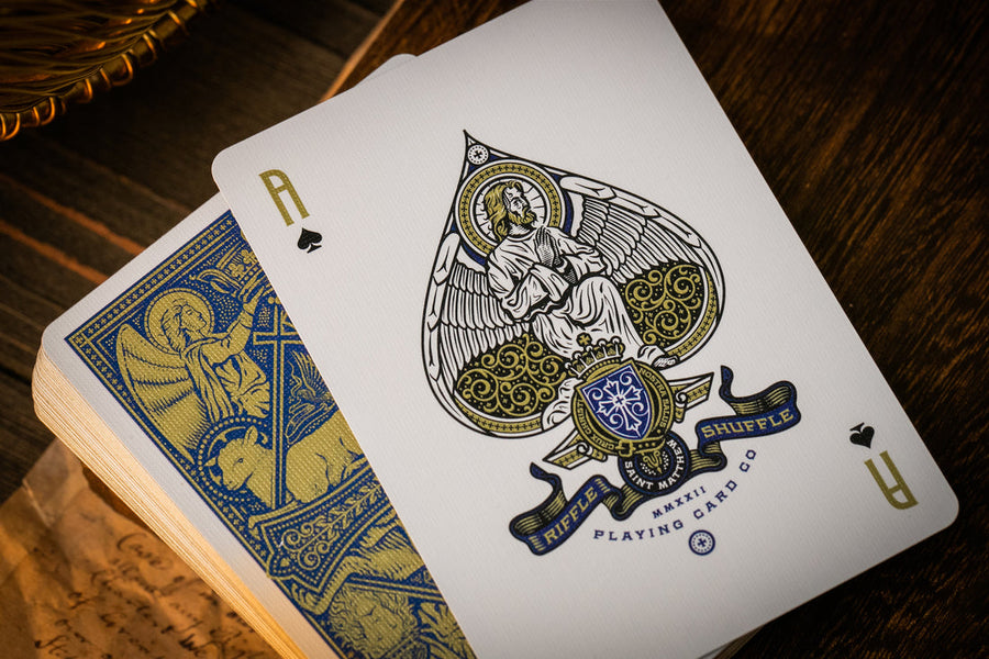 The Cross Admiral Angels Playing Cards Playing Cards by Riffle Shuffle Playing Card Company