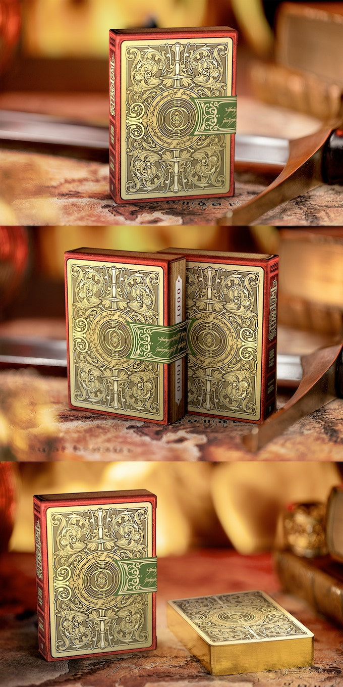 Foil and Gilded Edition LOTR Two Towers Playing Cards Playing Cards by Kings Wild Project