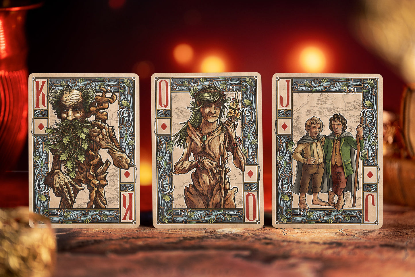 The Lord of the Rings - Two Towers Playing Cards Playing Cards by Kings Wild Project