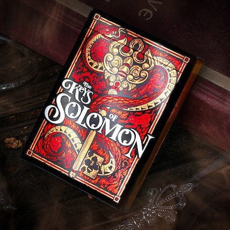 The Keys of Solomon Blood Pact Playing Cards Playing Cards by Darkside Playing Card Co