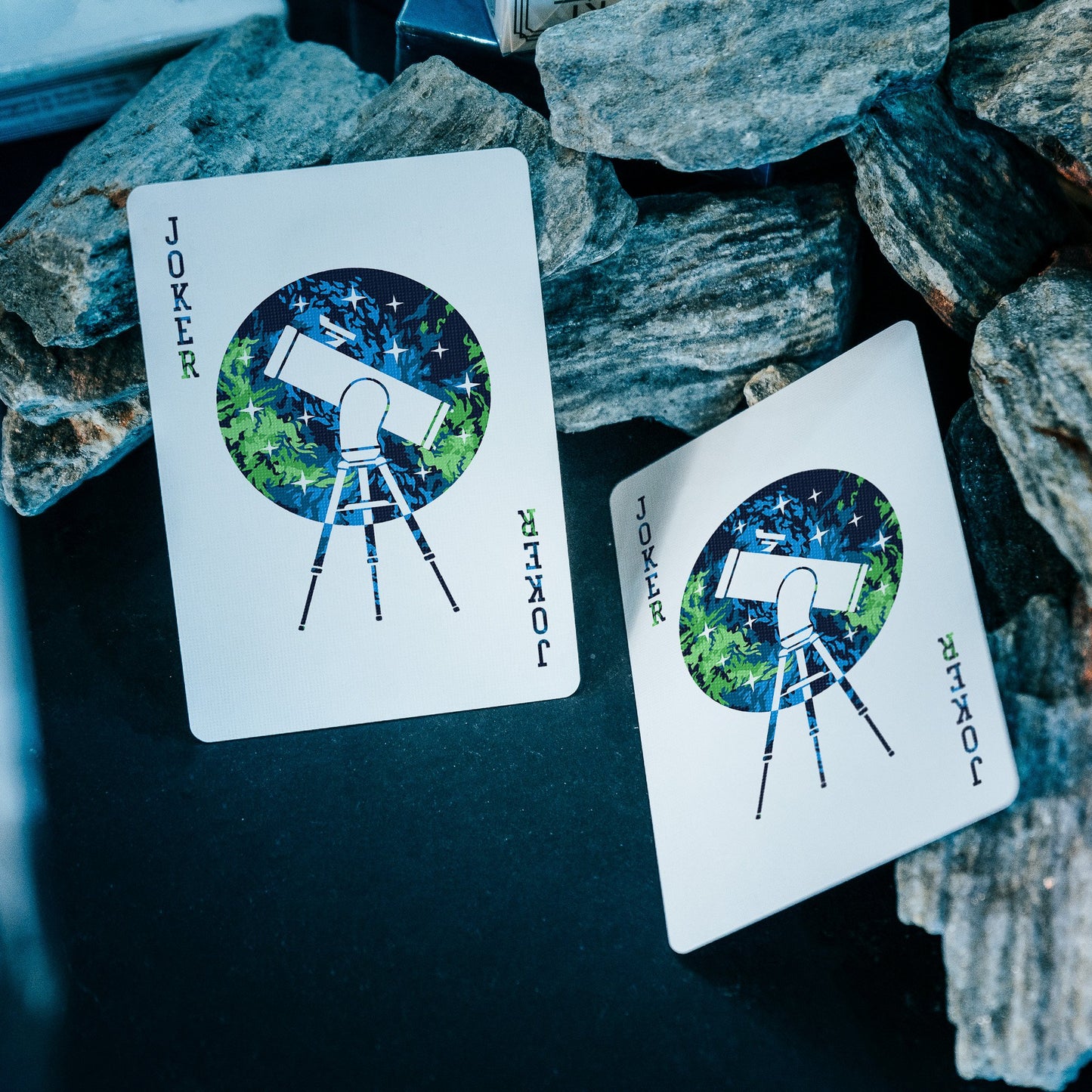 Nebula Infinitum Playing Cards Playing Cards by Emily Sleights