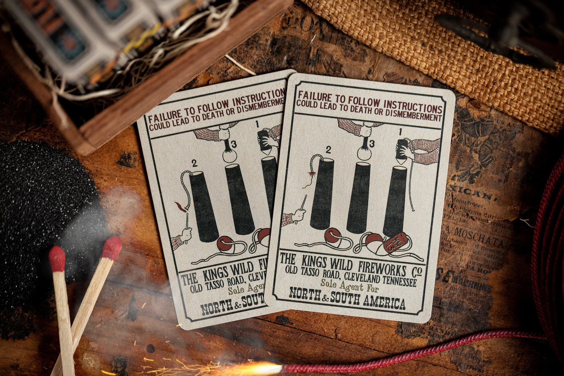 Flower of Fire Playing Cards by Kings Wild Project Playing Cards by Kings Wild Project