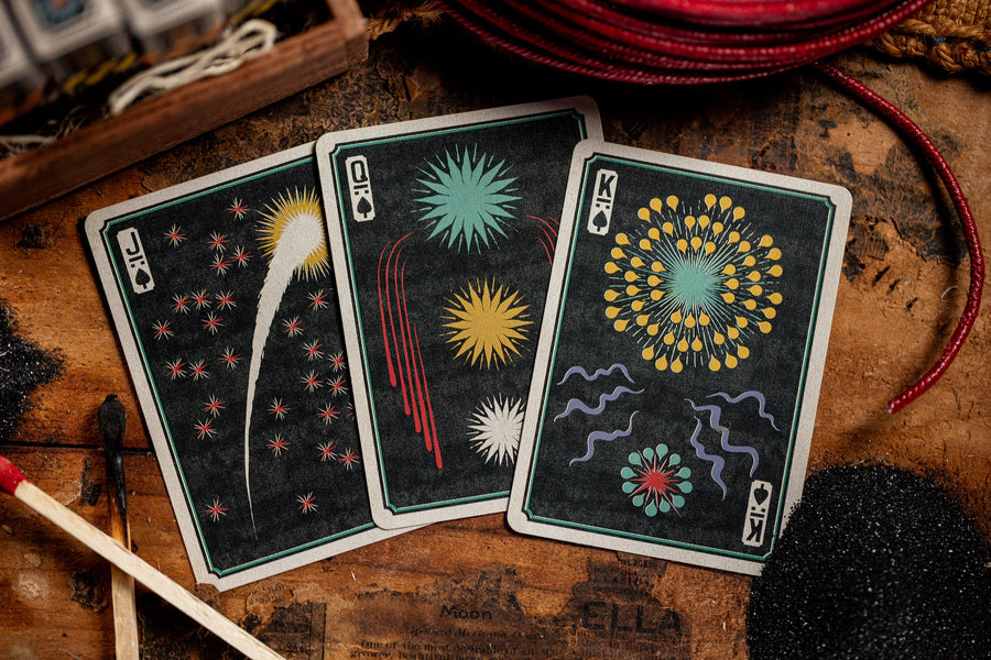 Flower of Fire Playing Cards by Kings Wild Project Playing Cards by Kings Wild Project