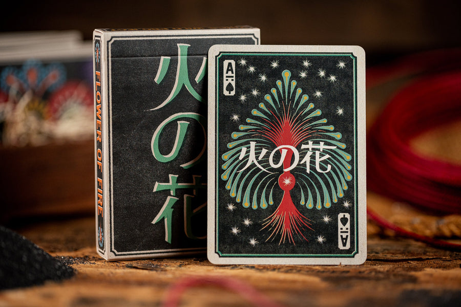 Flower of Fire Playing Cards by Kings Wild Project Playing Cards by Kings Wild Project
