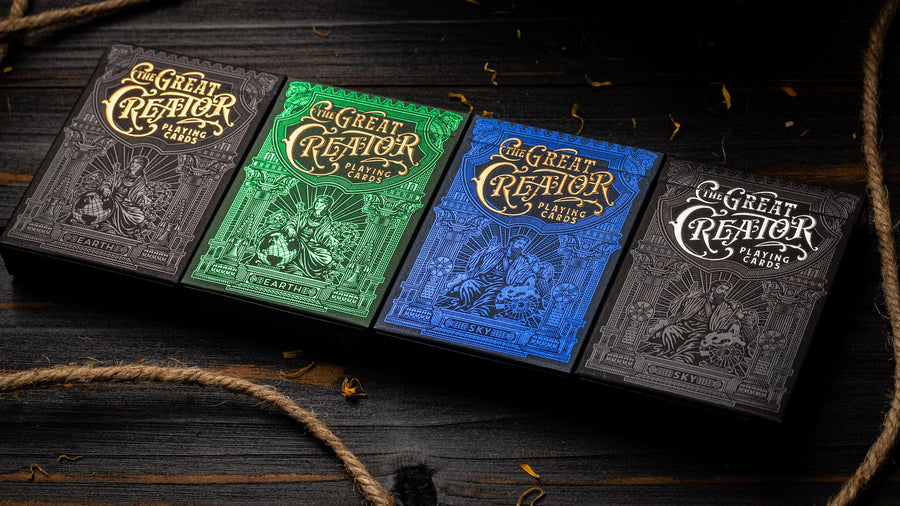 The Great Creator Playing Cards Playing Cards by Riffle Shuffle Playing Card Company
