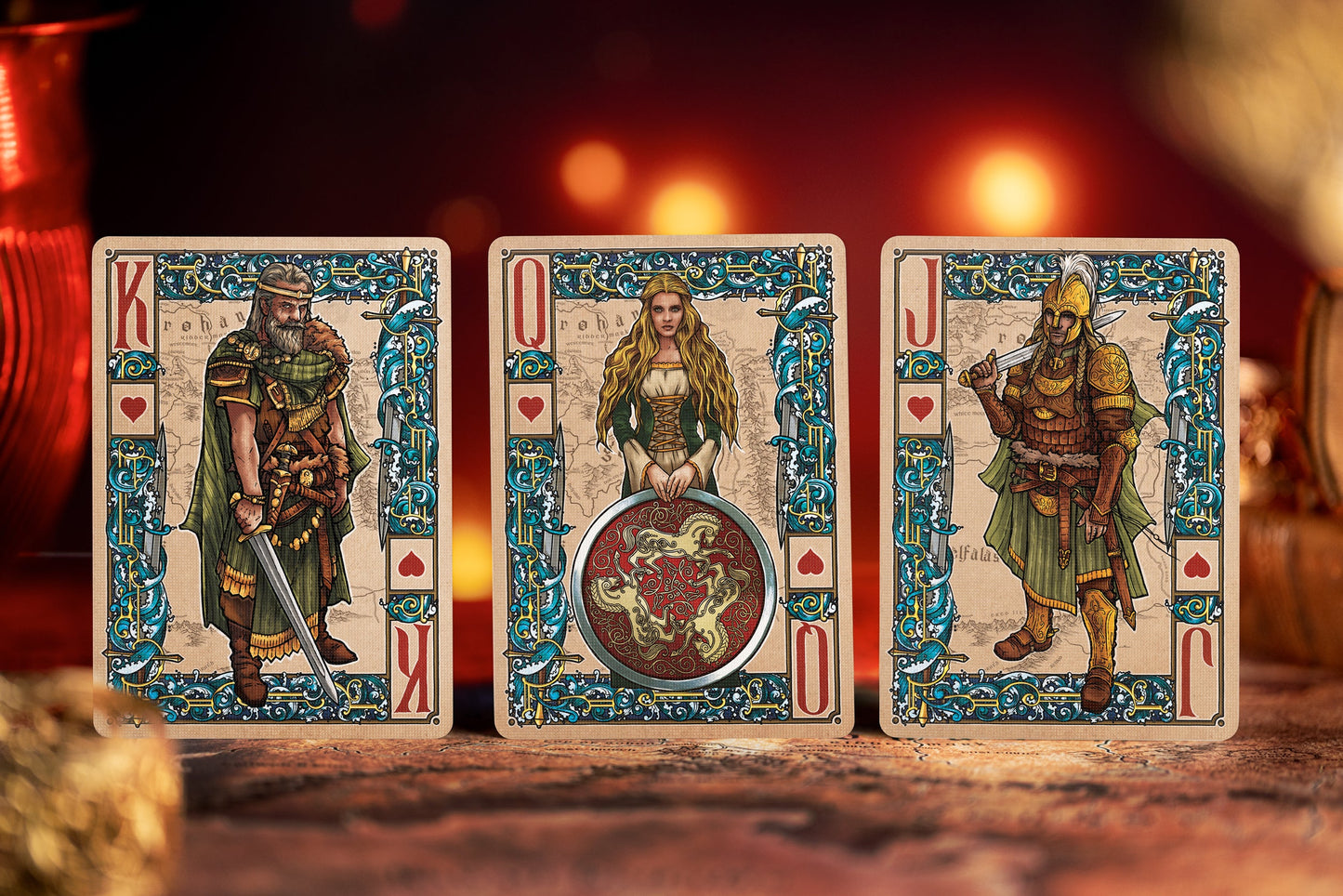 The Lord of the Rings - Two Towers Playing Cards Playing Cards by Kings Wild Project