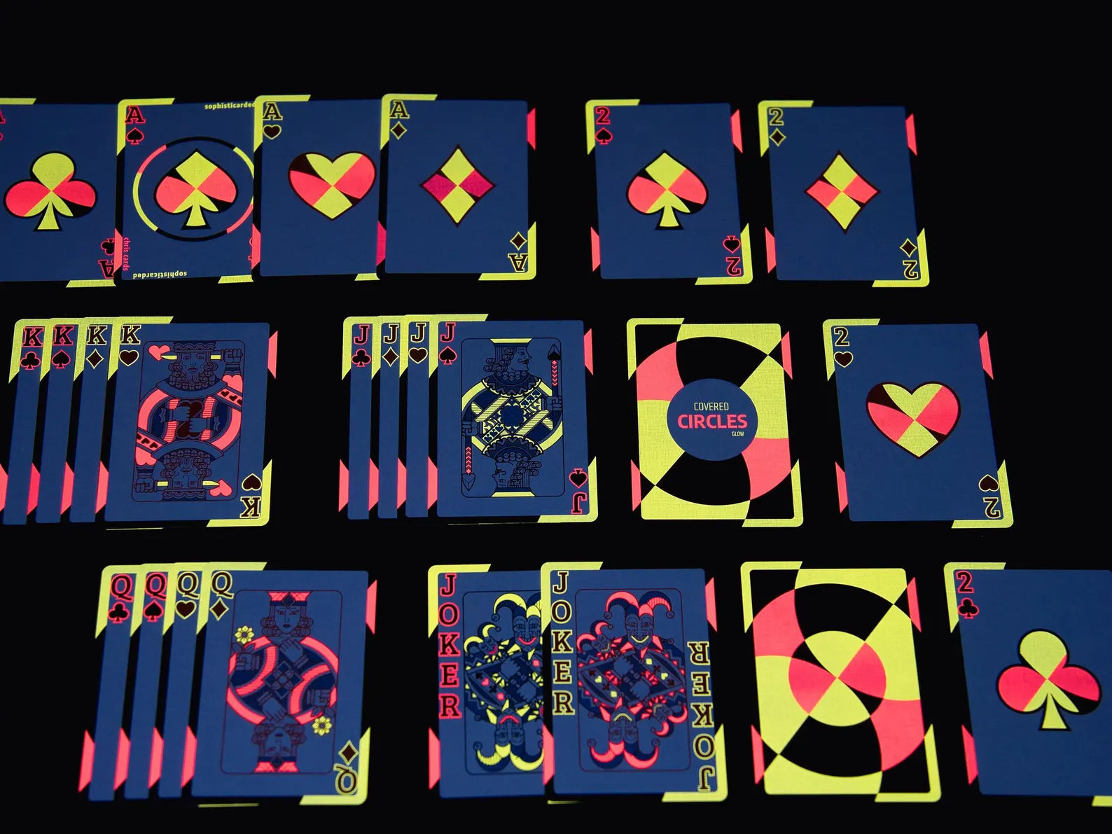 Chris Cards Covered Circle - Glow UV Edition – Rare Playing Cards