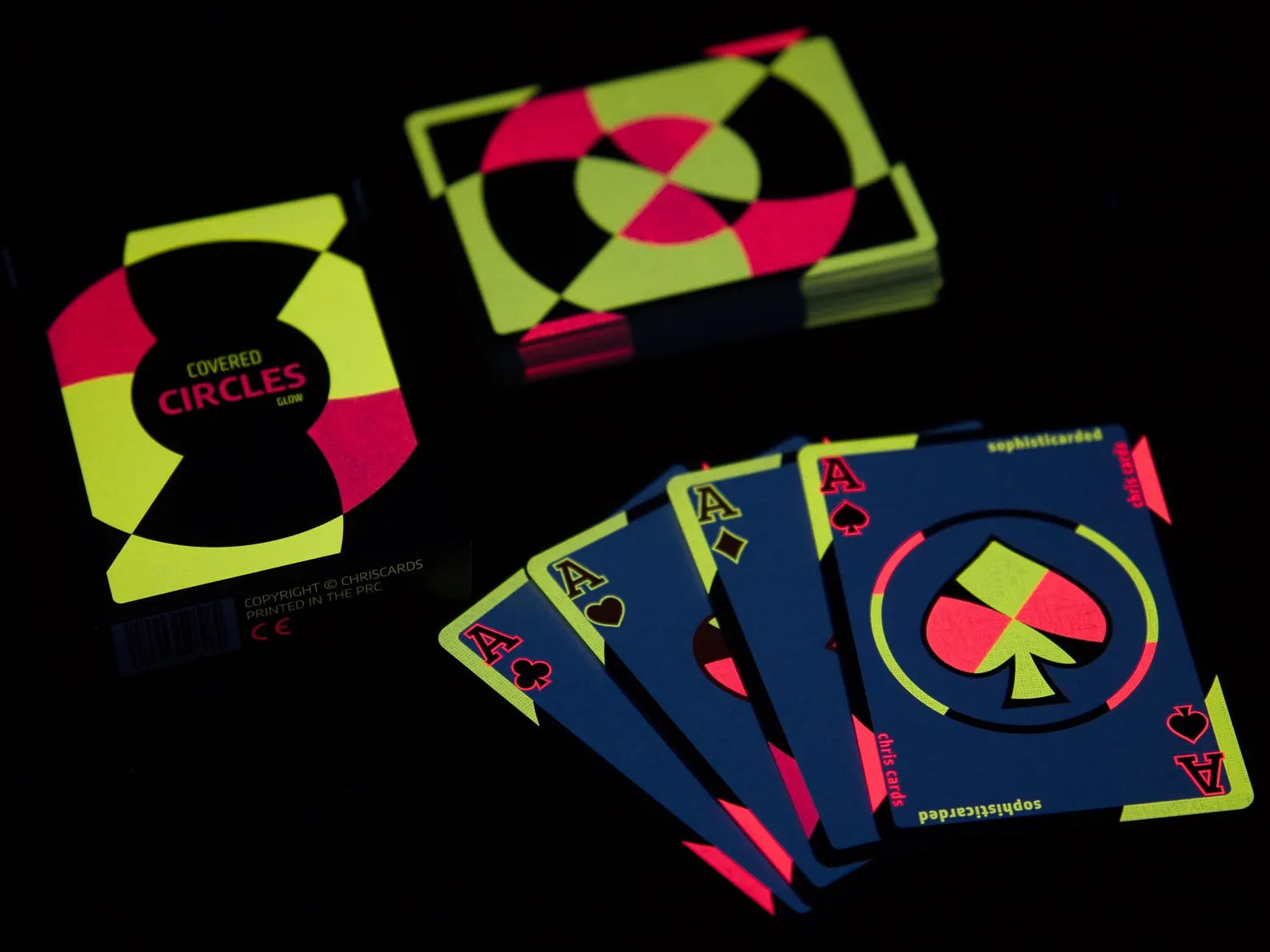 Chris Cards Covered Circle - Glow UV Edition – Rare Playing Cards