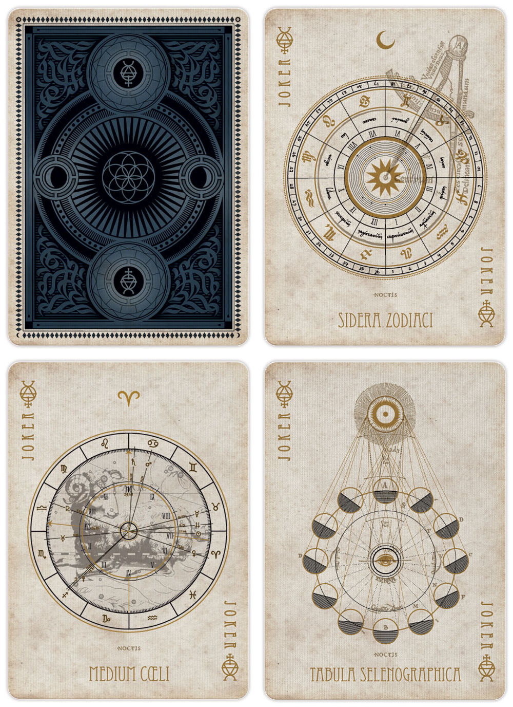 Heretic Noctis Playing Cards by Stockholm 17