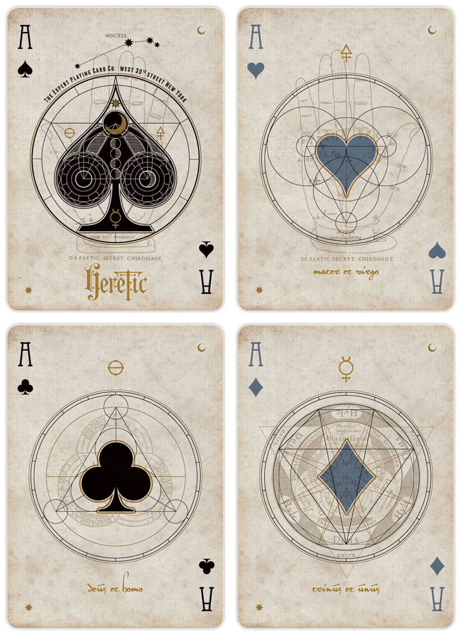 Heretic Noctis Playing Cards by Stockholm 17