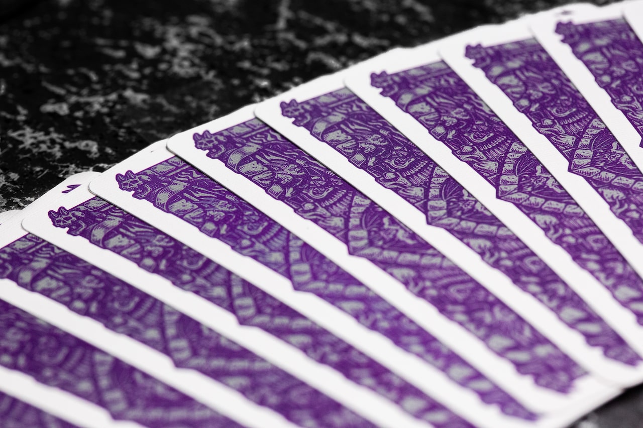 Inferno Violet Vengeance Playing Cards Playing Cards by Darkside Playing Card Co