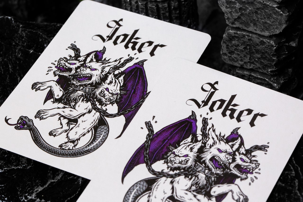 Inferno Violet Vengeance Playing Cards Playing Cards by Darkside Playing Card Co