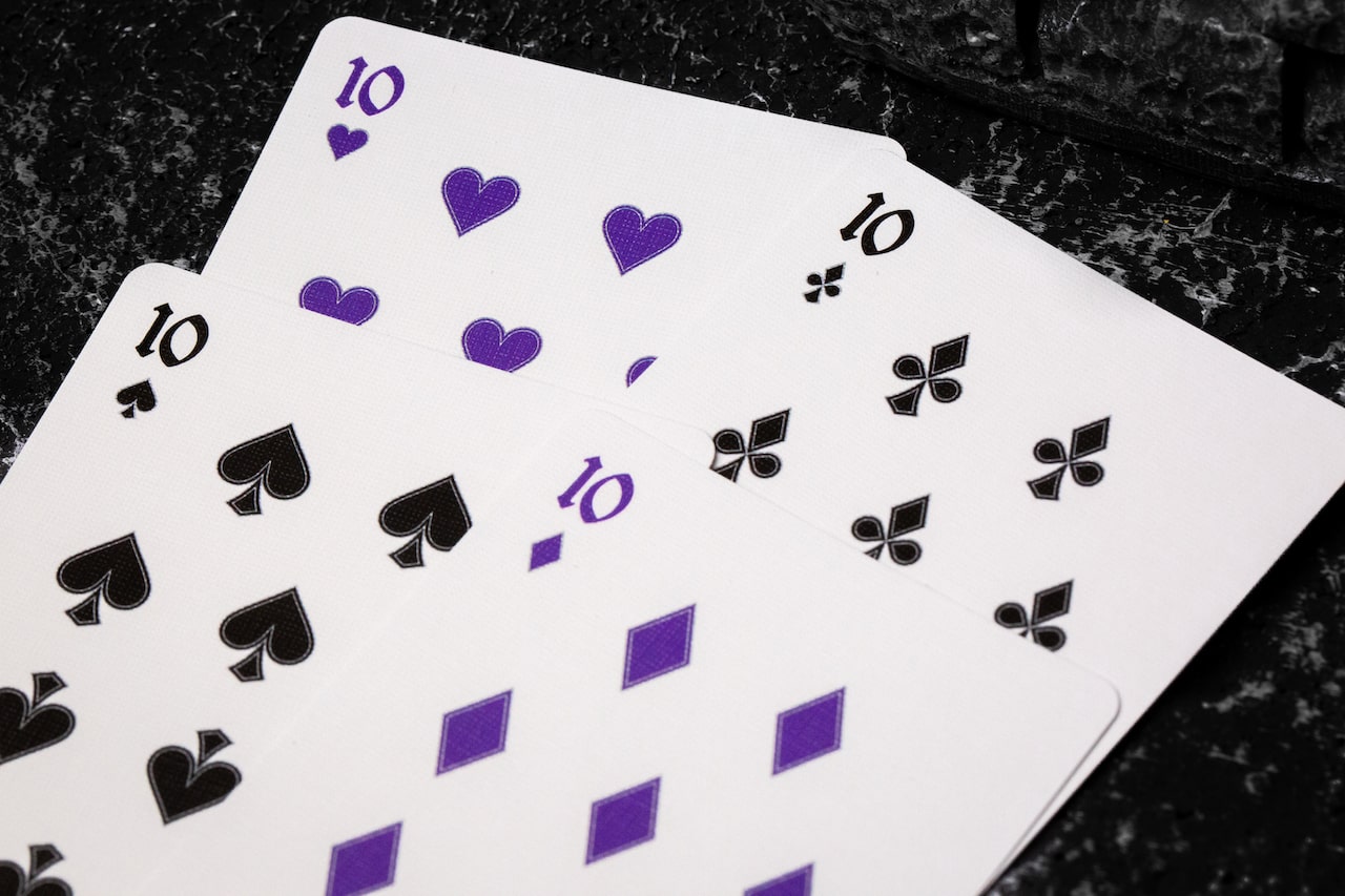 Inferno Violet Vengeance Playing Cards Playing Cards by Darkside Playing Card Co
