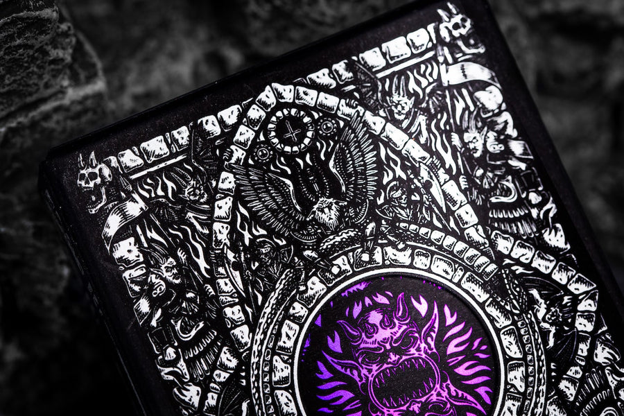 Inferno Violet Vengeance Playing Cards Playing Cards by Darkside Playing Card Co