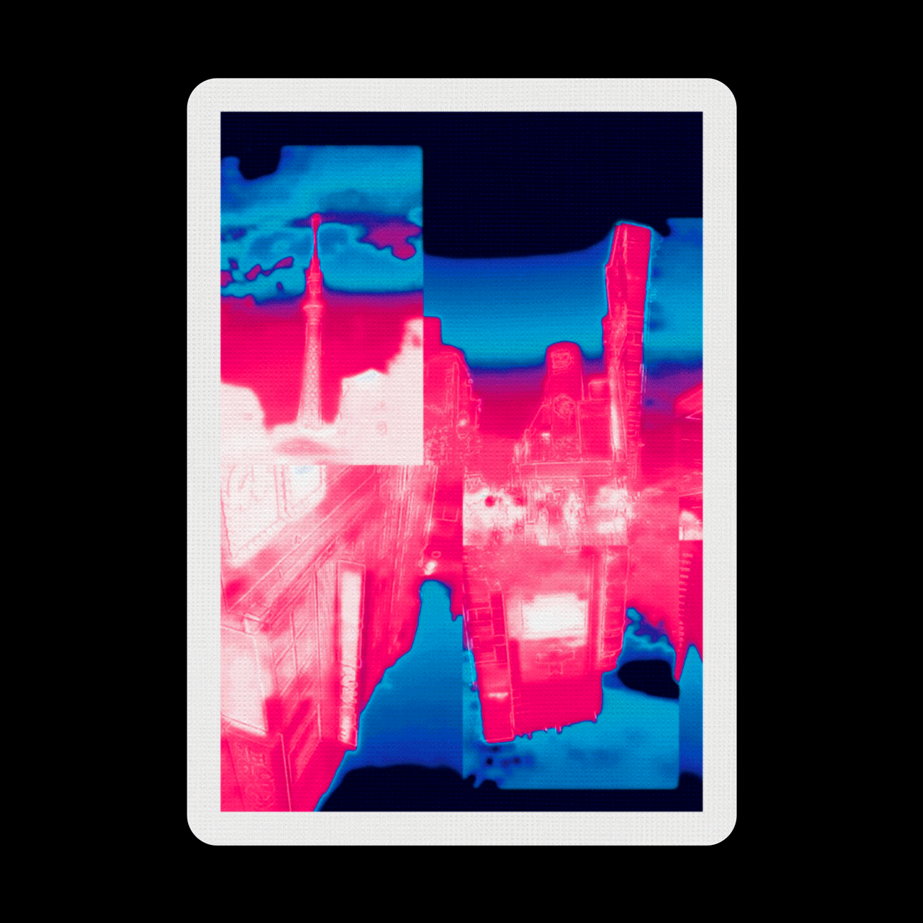 The Tokyo Edition of the Infrared playing cards by Missing 