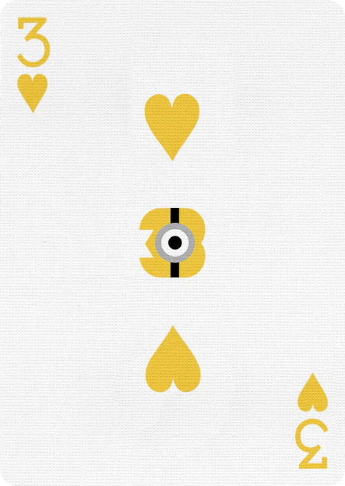 Minions Playing Cards Playing Cards by Universal Studios