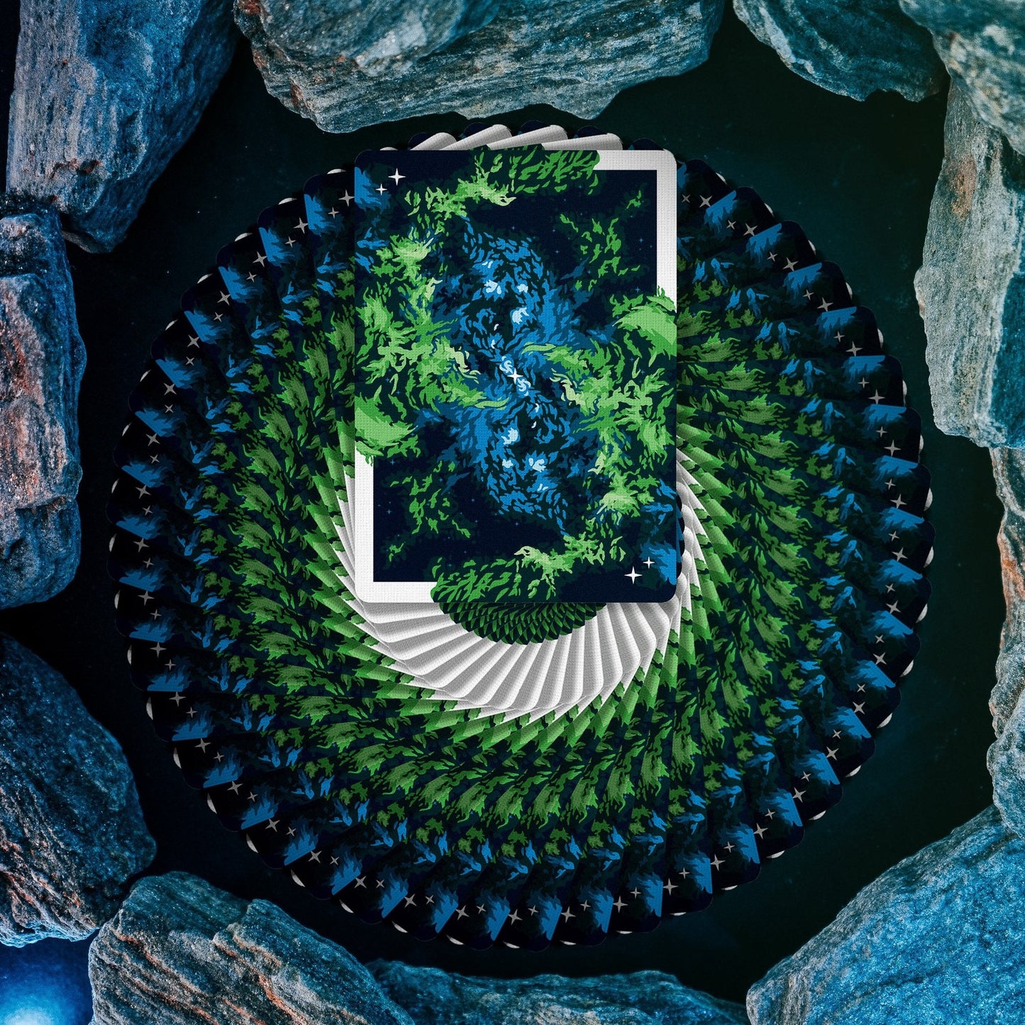 Nebula Infinitum Playing Cards Playing Cards by Emily Sleights