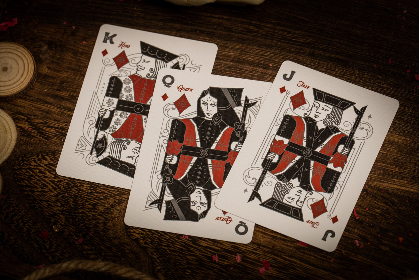 Silver Sable Palmistry Playing Cards Playing Cards by Riffle Shuffle Playing Card Company