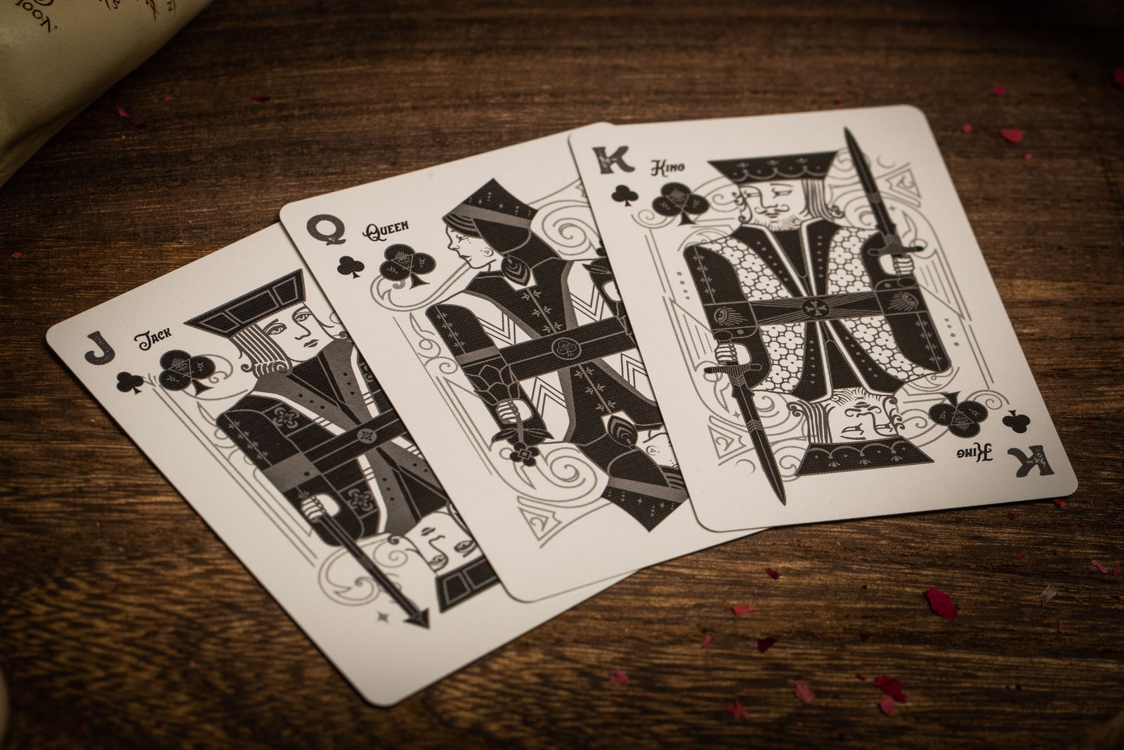 Silver Sable Palmistry Playing Cards Playing Cards by Riffle Shuffle Playing Card Company