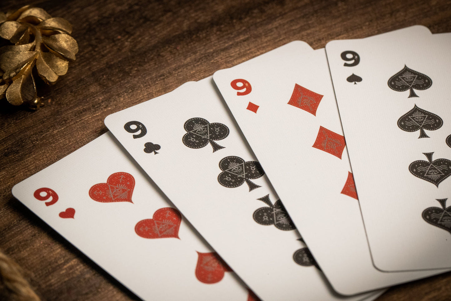 Silver Sable Palmistry Playing Cards Playing Cards by Riffle Shuffle Playing Card Company