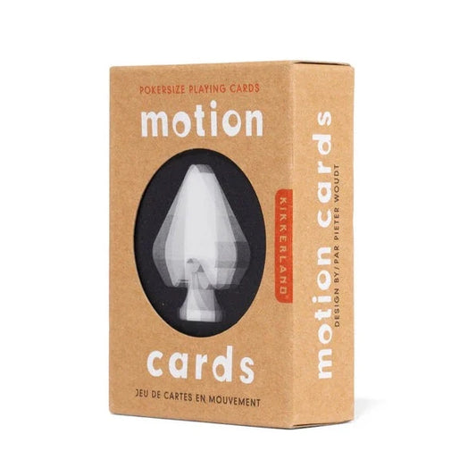 3D Motion Playing Cards Playing Cards by Kikkerland