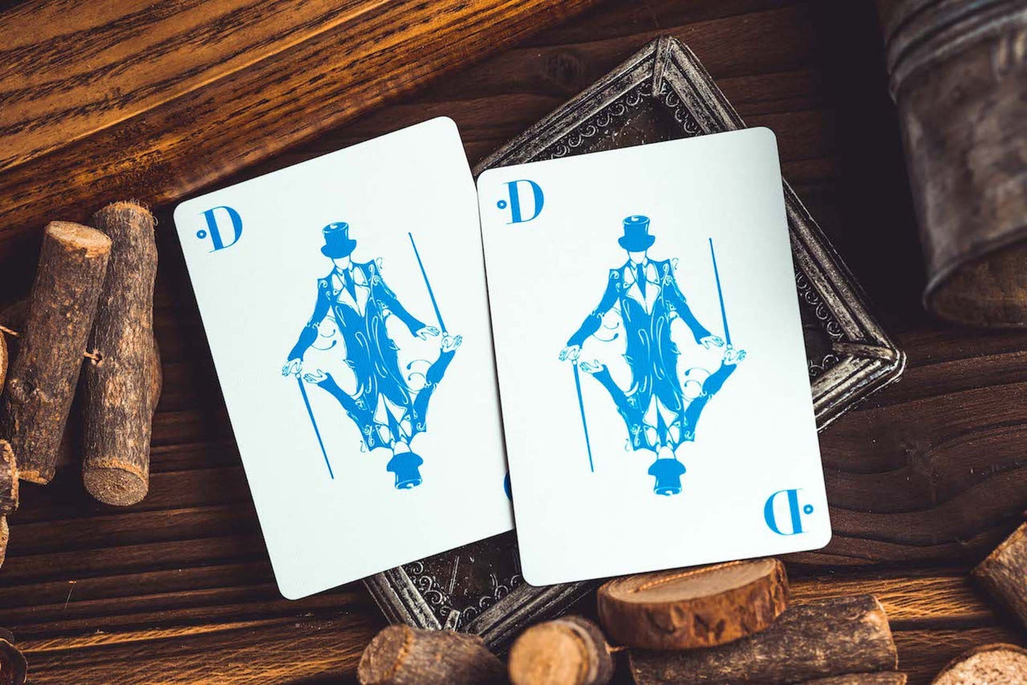 Smoke & Mirrors V9 - Blue Playing Cards Playing Cards by Smoke & Mirrors Playing Cards