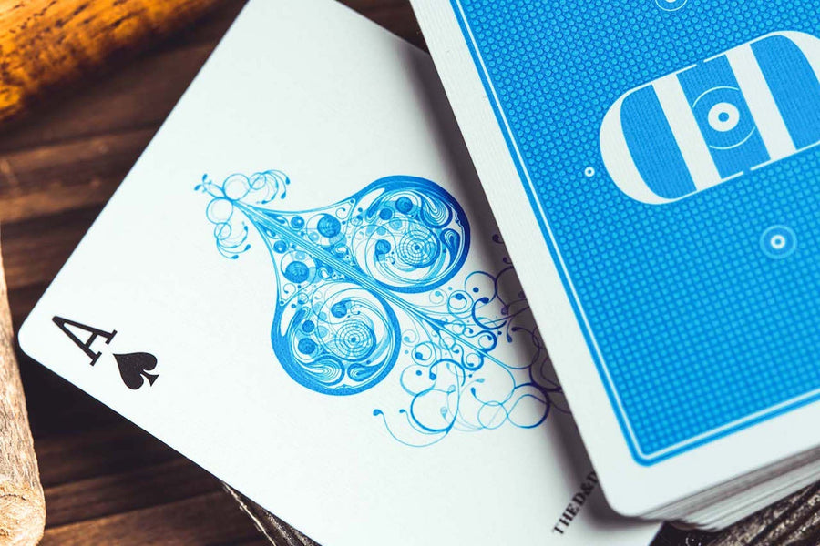 Smoke & Mirrors V9 - Blue Playing Cards Playing Cards by Smoke & Mirrors Playing Cards