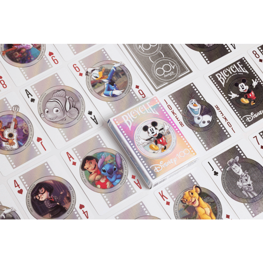 Bicycle Disney 100 Anniversary Playing Cards Playing Cards by Bicycle Playing Cards