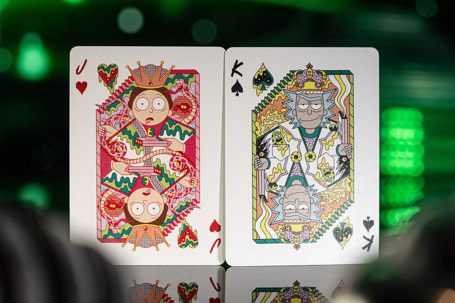 Rick and Morty Playing Cards Playing Cards by Theory11