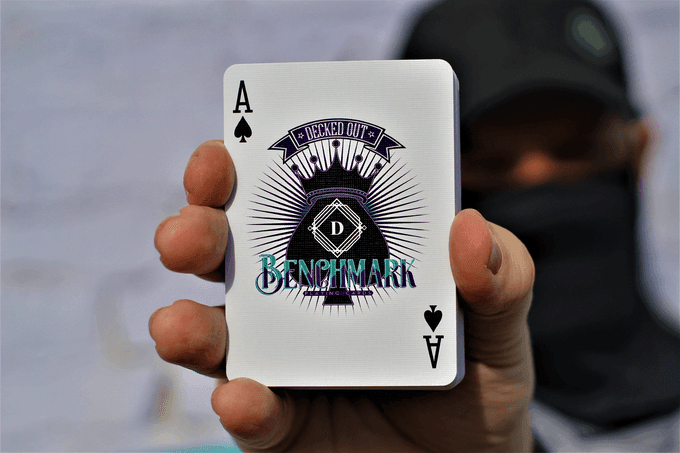 Benchmark Playing Cards - Teal Playing Cards by US Playing Card Co.