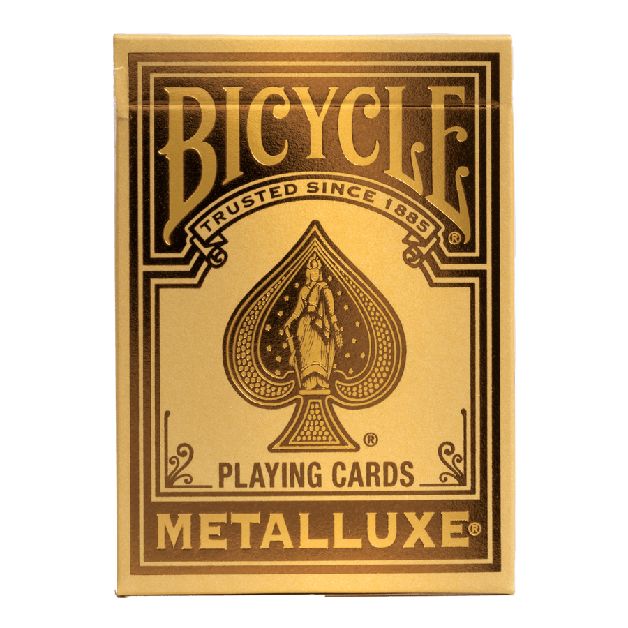 Bicycle Metalluxe Gold Playing Cards Playing Cards by Bicycle Playing Cards