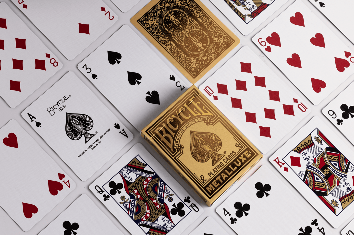 Bicycle Metalluxe Gold Playing Cards Playing Cards by Bicycle Playing Cards