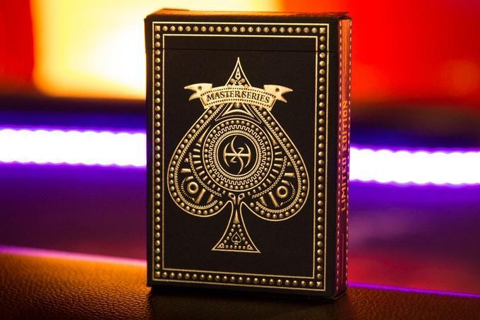 Deluxe Foiled Limited Edition Dark Lordz Royale Purple by De'vo Playing Cards by De'vo