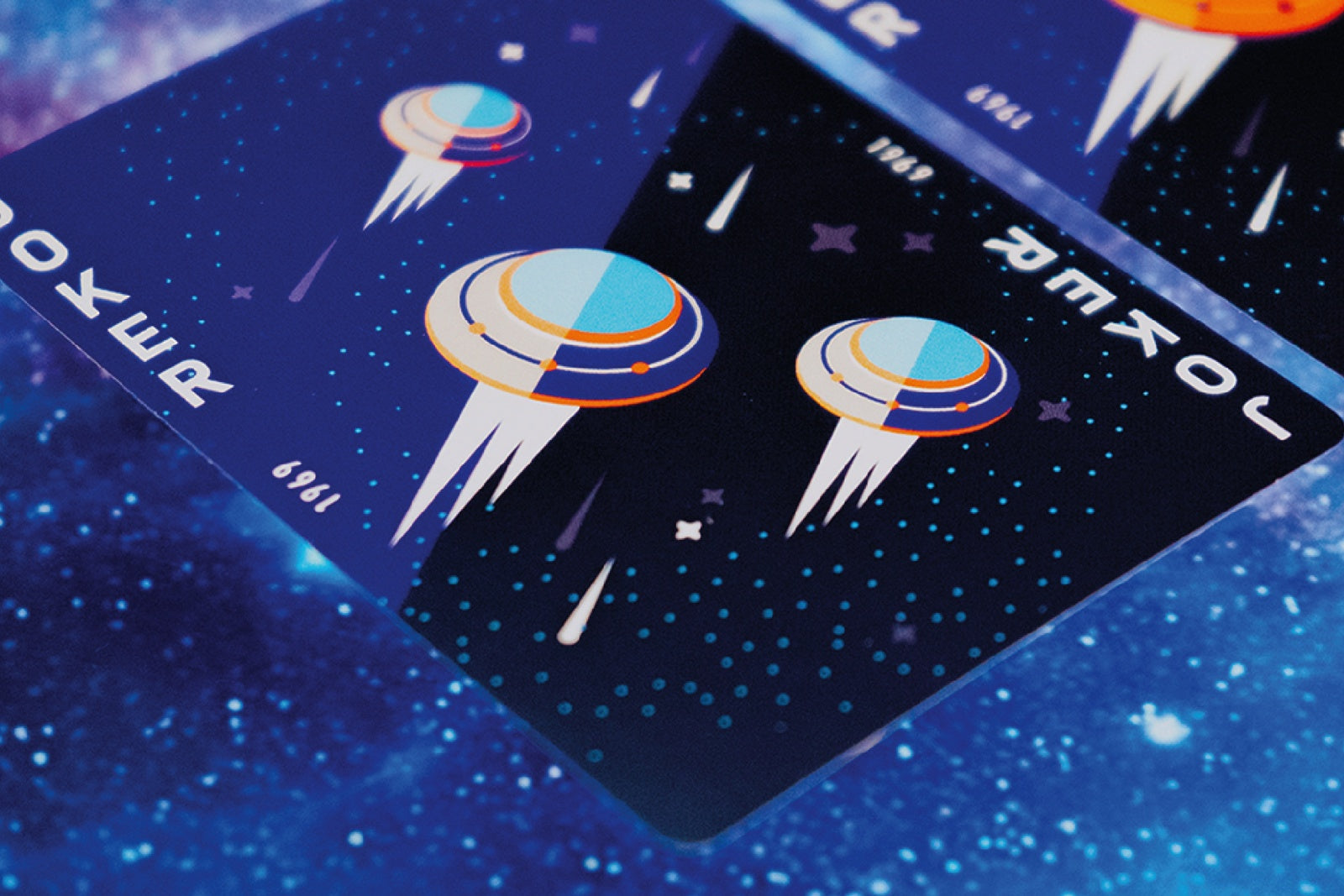 1969 (Blue) Playing Cards by Deckidea Playing Cards by Cartamundi