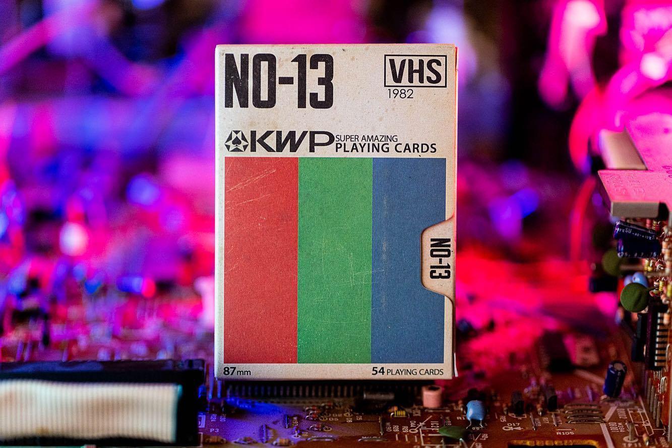 1982 VHS Playing Cards - Set Playing Cards by Kings Wild Project