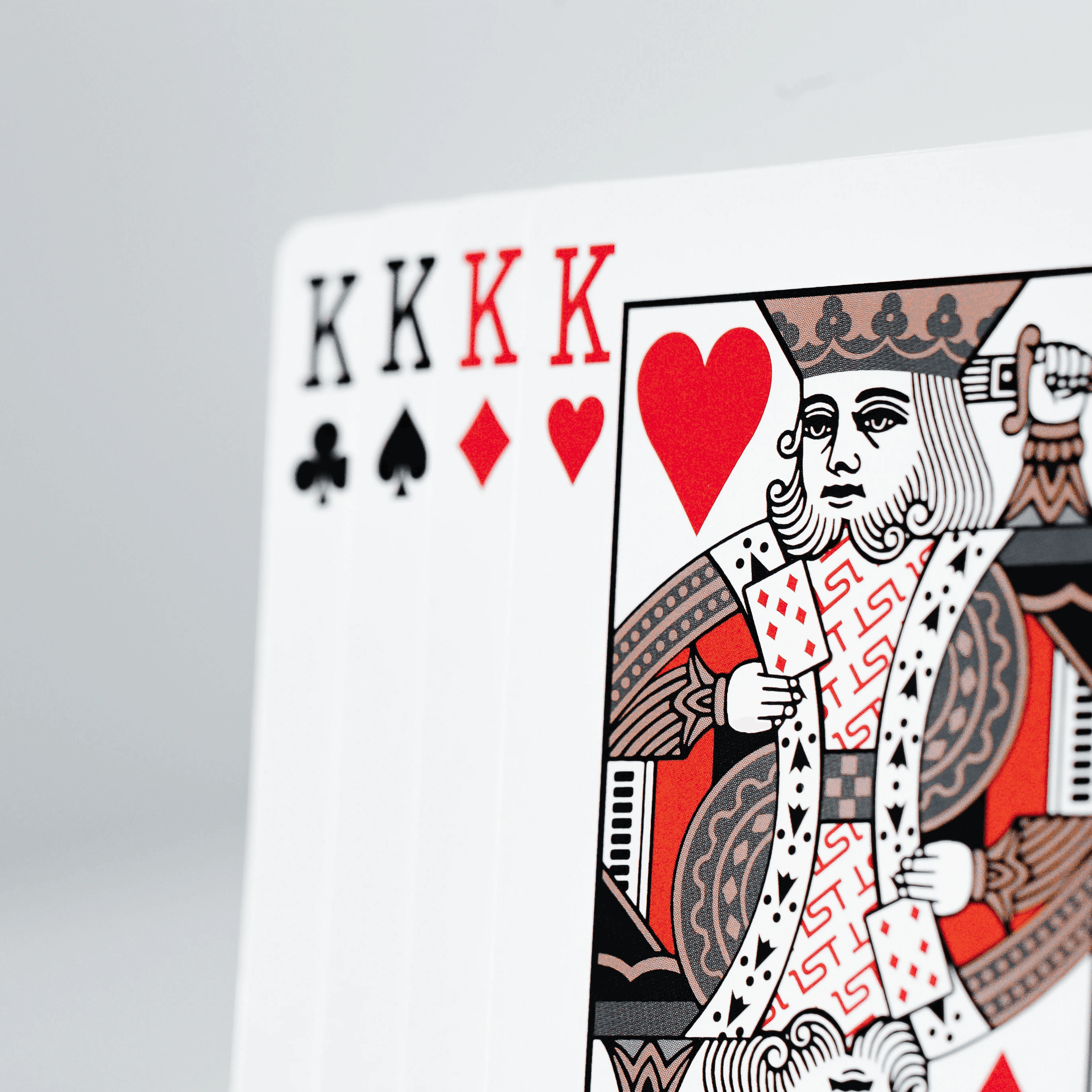 1ST playing cards V4 Red – Rare Playing Cards