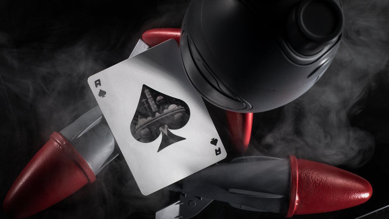 Bicycle Playing Cards - Retro Rocket Playing Cards by Penguin Magic