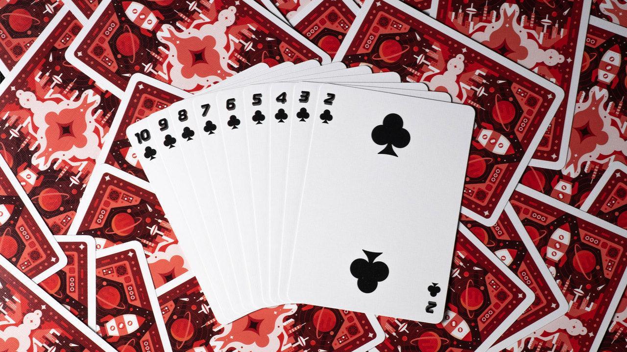 Bicycle Playing Cards - Retro Rocket Playing Cards by Penguin Magic